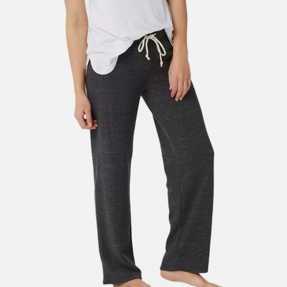 🆕️ Alternative Apparel Eco Fleece Lounge Pants Size M Black A343361